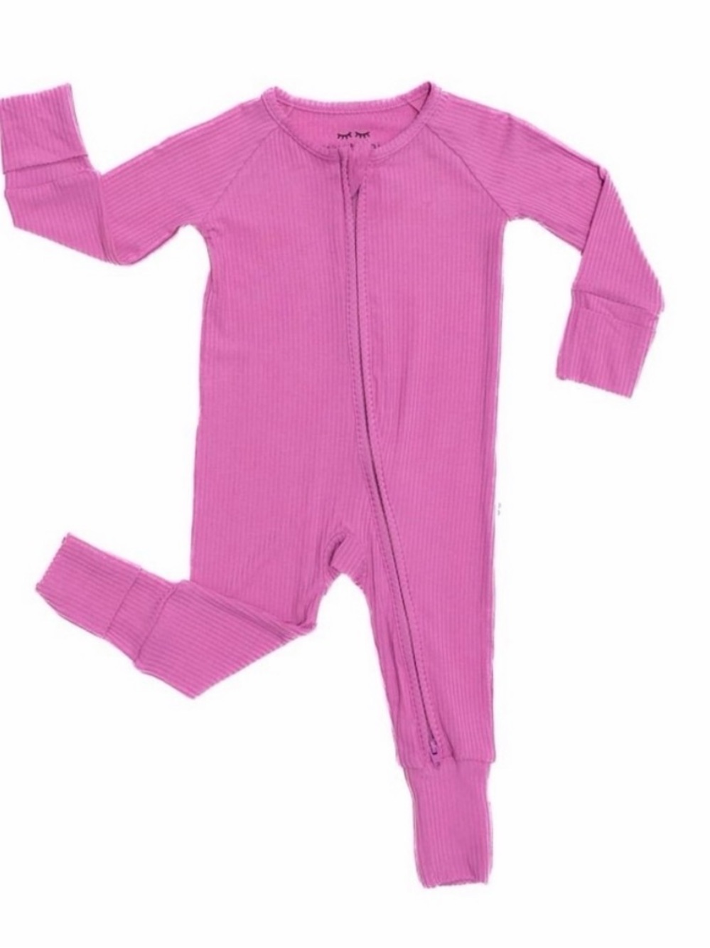 Little Sleepies Rosette Ribbed Solid Zippy Newborn
